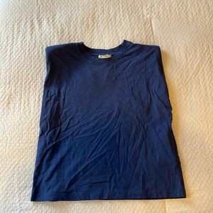 Zara Padded Shoulder Tank